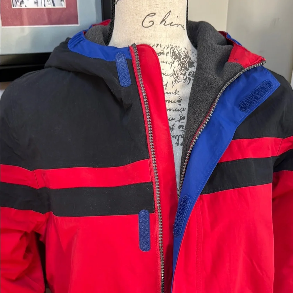 ☔️ Lands' End Squall Performance Jacket Waterproof Youth L 14-16